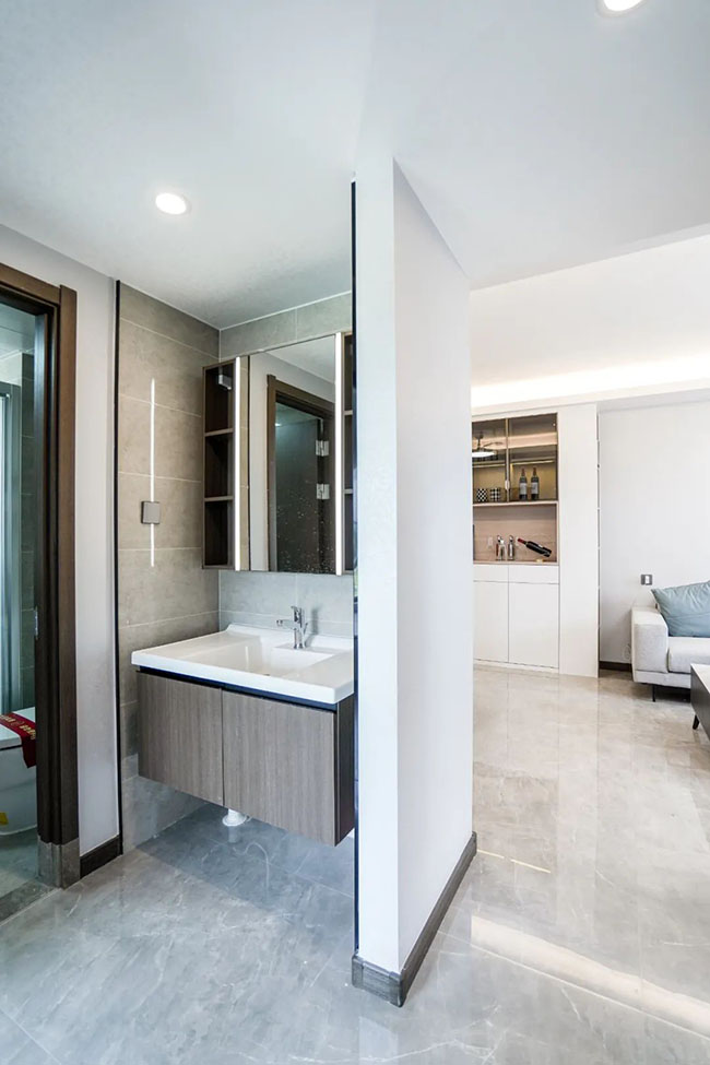 103㎡大收納三居，玄關(guān)+餐廳大型定制柜，雙榻榻米房實(shí)用設(shè)計(jì)